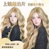 Peruca Longa Cacheada Loira para Mulheres, Estilo Lolita com Franja, Cabelo Longo Cacheado, Peruca Completa Estilo Grupo