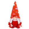 Muñeca gnomo sin rostro para San Valentín, regalo para niña, decoraciones de San Valentín, adornos de duende.