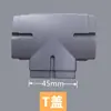 45 tipos de accesorios para mamparas de pantalla 320 piezas de combinación para cabinas de estación de trabajo de escritorio de oficina tira de sellado de aleación de aluminio cubierta de hebilla para pata de mesa