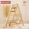 Venta al por mayor de fábrica Nuevo Red de Escalada Grande Estructura de Escalada para Gatos Cama de Madera para Gatos Plataforma para Saltar Estructura para Gatos Adecuada para Múltiples Gatos para Jugar y Dormir Juntos