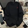 Bestseller de Almacén Lightning Camiseta de Manga Larga para Hombre Primavera y Otoño Estilo Coreano Casual Holgada Cuello Redondo Versátil Talla Grande Capa Base Transfronterizo