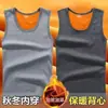 Chaleco Espeso para Hombre con Forro de Felpa para Invierno, Capa Base Cálida, Chaleco Dorado de Terciopelo Delgado a Prueba de Frío para Hombre