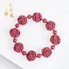 Pulseira de Contas de Incenso de Rosa, Pulseira de Medicina Tradicional Chinesa, Joia Criativa, Item Quente de Transmissão ao Vivo, Atacado, Dropshipping