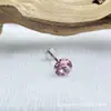 Pendiente de Aro de Aleación de Titanio Astmf-136 de 5.3 mm Pendiente de Aro de Titanio G23 con Rosca Interna Joyería Cabeza