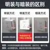Manko Tomacorriente de Pared Tipo 90 Montaje Superficial Cinco Agujeros Un Interruptor Dos/Tres Enchufes Múltiples Agujeros con USB para Uso Doméstico