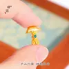 Puzuoqiang Cor-Preservadora Fosco Areia Dourada Acessórios DIY Diamante Incrustado Pilão de Diamante e Espada com Furo Passante Pulseira com Contas e Acessórios de Brinquedo