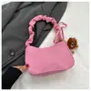 Bolso Pequeño de Mano de Moda Simple para Mujer 2026 Nuevo de Primavera/Verano Fresco Artístico Bolso de Hombro Único Bolso de Axila Plegado para Viajes