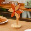 Como un Árbol Molino de Viento Esterilla Aislante Bambú Madera Maciza Fabricante Mayorista Venta Directa Manteles Posavasos Esterilla Antiescaldado Decoración de Mesa