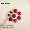 Acessórios para Joias DIY Ábaco Contas Espaçadoras Bicolores Acessórios Coloridos Feitos à Mão Sapatos e Chapéus Corrente para Celular Contas Soltas Acessórios de Acrílico