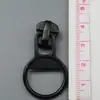 No. 5 Tiradores de Cremallera, Tirador de Nailon Negro por Electroforesis, Tirador de Cremallera Metálico para Bolsos y Ropa, Tirador de Cremallera de Aleación de Zinc