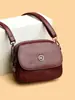 Bolsa de Ombro Fashion Texturizada 2025 Nova Simples Elegante Pequena Redonda Feminina Multicamadas Versátil Bolsa Transversal Tendência Transfronteiriça