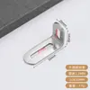 Soporte de ángulo de acero inoxidable con agujeros largos ajustables, fijador de ángulo recto de 90 grados móvil de doble cabeza, pieza de ángulo de hierro en forma de L