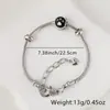 Pulseira de Cobre Banhado Exquisita Simples Versátil Popular em Vendas Transfronteiriças Pulseira de Prata da Moda Personalizada Pulseira Feminina com Zircônia
