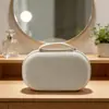 Estojo de armazenamento portátil para bomba tira-leite em EVA, Bolsa de armazenamento de bomba tira-leite elétrica vestível hands-free Ursinho Branco, personalizável