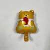Globo de película de aluminio de tamaño pequeño, globo de aluminio de dibujos animados para niños, mini globo, bola de onda, globo pequeño, bola interior