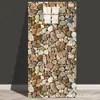 Hl Azulejos Cerámicos de Imitación Pegatinas de Pared Autoadhesivas Decoración de Pared 3D Cubre Paneles de Pared Papel Tapiz Impermeable y a Prueba de Humedad Pegatinas para Baño Paneles de Aluminio-Plástico