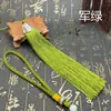 Conjunto de corda de alça de chapéu de peixe estendida, macia e reta, com borla e franja, pingente de carro DIY, nó chinês, franja de borla pendurada