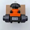 Padrão Nacional//Padrão Japonês União Dupla PVC-U Válvula Diafragma Plástico Manual Flange Plástico Válvula de Fechamento Acessórios