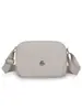 Bolso bandolera grande de tela Oxford de color liso, con compartimentos múltiples horizontales para teléfono y monedas, elegante y moderno, para mujer