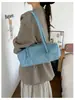 Bolso de Hombro Minimalista Estilo Perezoso de Cuero Suave Boston para Axila, Bolso para Tostadas de Gran Capacidad Retro Moderno Escarchado