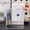 Caixa de Armazenamento para Máscaras Faciais, Caixa com Compartimentos de Acrílico para Cosméticos, Suporte Transparente de Grande Capacidade para Mesa de Maquiagem, Armazenamento de Produtos para Cuidados com a Pele