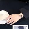 Mini Reloj Cuadrado Pequeño Simple para Niña Compacto Retro Casual Reloj de Estudiante Versión Coreana Correa Delgada Reloj de Moda para Mujer