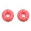 15 mm Simulación de comida y juego Donut Pastel de resina Accesorios DIY Gota Pegamento Carcasa de teléfono móvil Belleza Pendientes hechos a mano Joyería