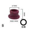 Ojo Cerámico Maquinaria Textil Máquina de Tejer Circular Alúmina Máquina de Tejer de Punto Recto Computarizada Ojo Magnético Máquina de Tejer de Trama Máquina de Cepillo de Anillo Cerámico Tubo Cerámico