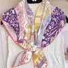 Bufanda Triangular Estampada de Diseño Único para Mujer, Chal Multiusos de Sarga, Chaleco Fino de Exterior Falso Cuello para Primavera y Otoño