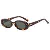 Nuevas gafas de sol retro personalizadas de moda ovaladas con montura pequeña, gafas de sol informales para exteriores, para sesiones de fotos callejeras, gafas de sol anti-UV de moda