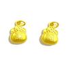 Guofeng Método Antiguo Joyería de Oro Accesorios Aceite Goteando Xi Shangmei Punta Flor de Durazno Moneda de Cobre Bolsa de la Suerte Colgante Pequeño Colgante de la Suerte Colgante