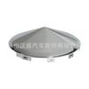 Calota de roda dianteira com seis ranhuras Cromada Tampa de cubo cônica frontal com lábio de 7/16 "6 ranhuras