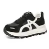 Zapatos tipo dad para mujer 2026 nuevo modelo de otoño, zapatos casuales de piel, tenis con plataforma gruesa para aumentar altura, zapatillas deportivas versátiles y populares