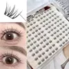 Cílios Postiços Transfronteiriços para Exportação, Volume Grande, Leves, Estilo Raposa, Cílios Postiços Sem Cola, Fios Individuais, Sensação Leve e Natural
