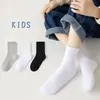 Calcetines para niñas, colección primavera y otoño, diseño de bloques de color macarrón, tallas medianas y grandes, calcetines coloridos, calcetines deportivos para estudiantes, duraderos y fáciles de limpiar, calcetines para niños