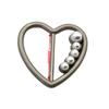 Hebilla de Nudo para Ropa Fija Artefacto Cintura Broche de Perla Metal Perla Hebilla para Prenda Hebilla para Toalla de Seda Aleación Hebilla Decorativa