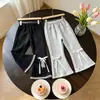 Pantalones Acampanados para Niña Color Crema Estilo Coreano con Adorno de Lazo de Encaje, Pantalones Largos Suaves y Elásticos para Niñas