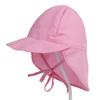 Gorra cortavientos y protector solar transfronteriza para hombre y mujer, sombrero para niños, sombrero de pescador con protección para el cuello para jugar al aire libre, sombrero de sol lindo para niños