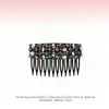 Pente para Cabelo com Estampa de Leopardo Retrô Doce Sem Costura com Múltiplos Dentes Estilo Coreano High-End Versátil Presilha de Cabelo para Mulheres Adultos Acessórios de Cabelo Headwear
