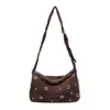 Bolso Retro de Gran Capacidad para Mujer 2025 Nuevo Bolso de Mano Elegante Bolso Tote de Moda para Viajes al Trabajo Bolso de Hombro Cruzado