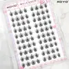Xoyo Cílios Postiços Sem Cola Porcelana Azul e Branca Baby Curl Três Seções Conjunto de Cílios Individuais em Tufo 70% de desconto Cílios Empilháveis Livro Porcelana Azul e Branca