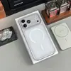 Succión Magnética N52 Adecuado para iPhone 17 Pro Max Botón Metálico Funda para Teléfono Apple 16 Borde Antideslizante Anticaídas Transfronterizo