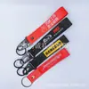 Pingente de Etiqueta Tecida Bordada para Carro Fivela de Bico de Águia Cultural para Motocicleta Modificada Chaveiro Vermelho Chinês Antiperda Estoque Pronto Venda por Atacado