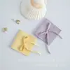 Bolsa de Joyería de Microfibra Personalizada con Correa de Lazo Plegable para Pendientes, Collares, Pulseras, Bolsa de Regalo