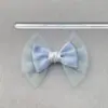 Novos Acessórios para Bolsa Pingente de Urso Laço Azul Feito à Mão DIY Acessórios para Presilha de Cabelo de Pet Roupas de Boneca Materiais Semi-Acabados