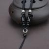 Cordão Pendente de Ébano Pendente de Pescoço Corda Grossa para Homem Cordão para Pendente Pendente com Corda Pendente de Jade para Homem