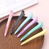 Pinza de pico largo para estilistas, pinza de pico de pato, peluquería, permanente, teñido, posicionamiento de particiones, horquilla sin marcas, pinza para peinar