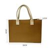Venta al por mayor de fábrica, nueva bolsa de fieltro con costura, bolso rojo de red, bolso de mano de fieltro con letras de gran capacidad, bolsa de regalo
