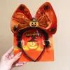 Diadema de Halloween, Diadema Luminosa de Cuernos de Calabaza, Accesorios Divertidos para Fotos, Accesorios para el Cabello, Decoraciones para Vestidos Festivos