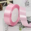 Cinta de Satén Colorida de 2.5 cm 91 m Cinta para Empaquetar Pasteles de Flores Cinta para Envolver Regalos con Bolsa de Tela Lazo para Manualidades